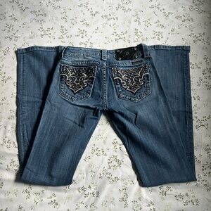 Miss me Embellished Blue Jeans